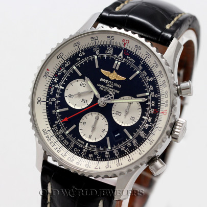 Breitling Navitimer 01 Chronograph Ref AB0127 Steel Black Dial